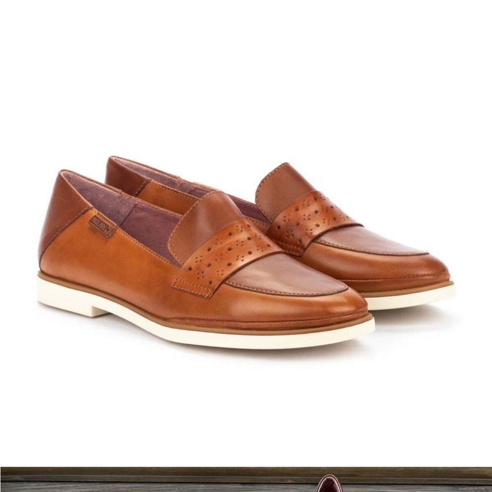 PIKOLINOS Brown Leather Loafers
